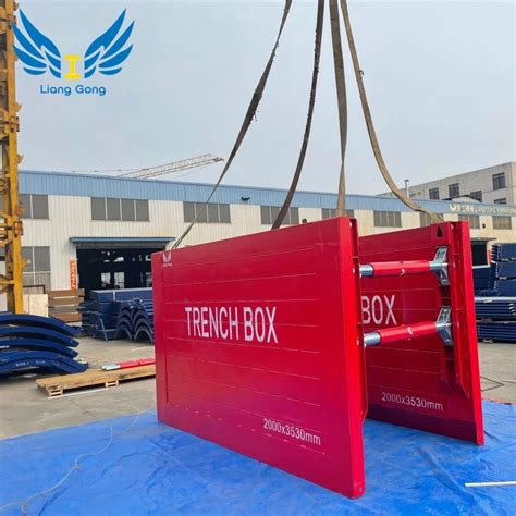 metal box shoring|lightweight trench boxes.